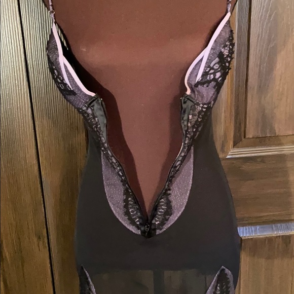 La Perla Italy Black Label Eyelash Lace Slip - Picture 4 of 10